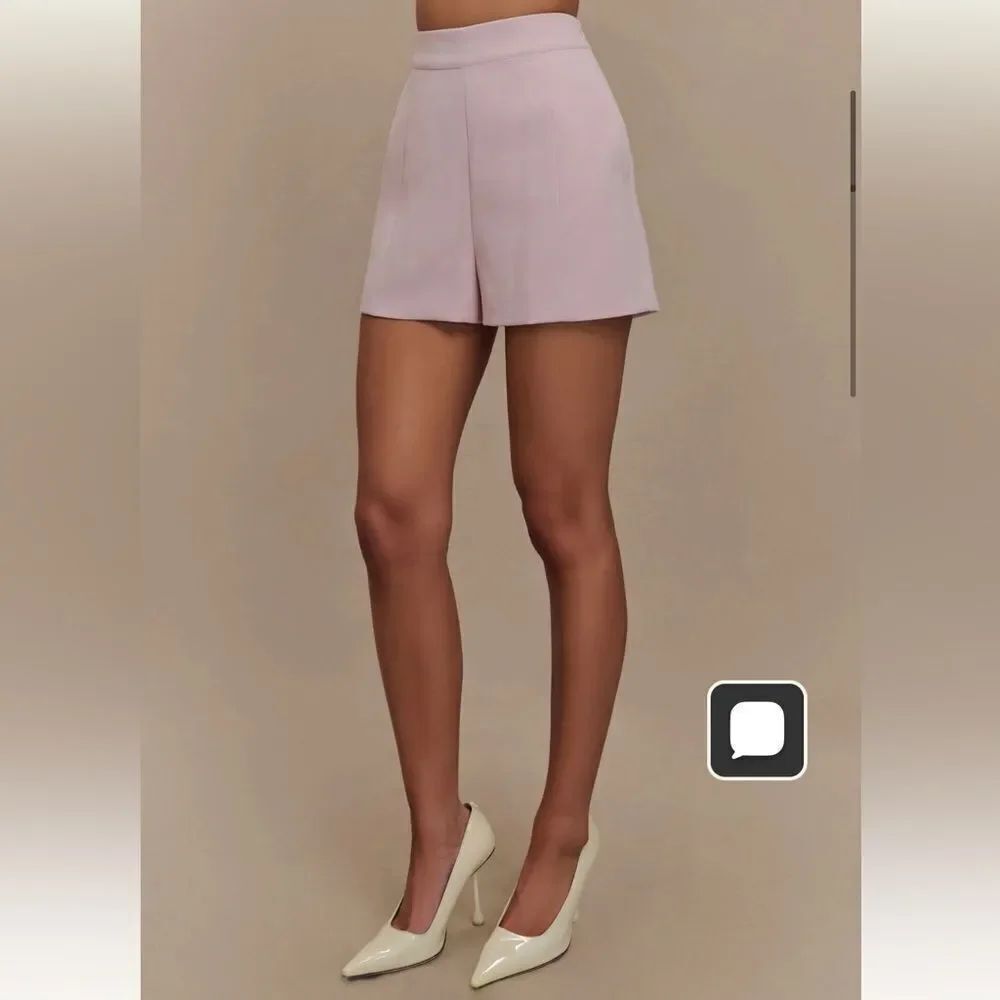 Elegant Pink Women's Shorts by Meshki